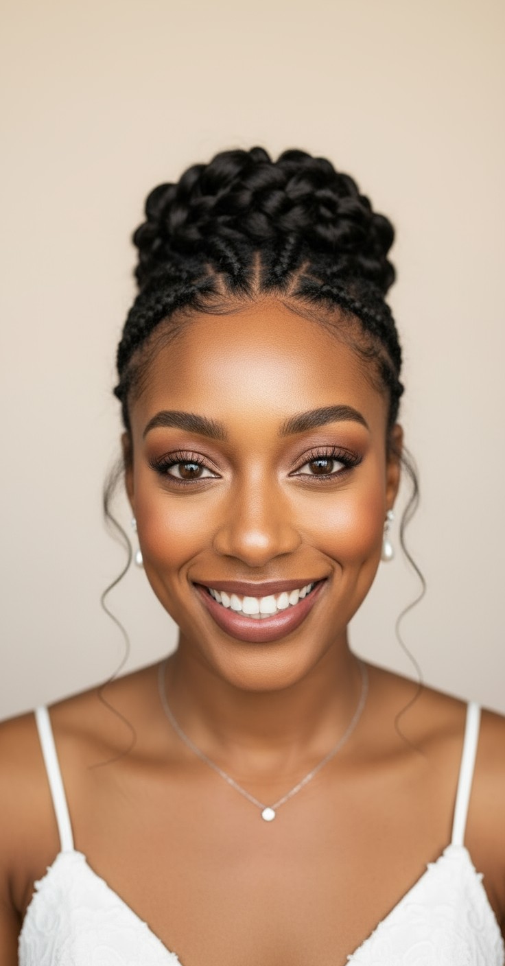 After Boho Bridal Hair Updo